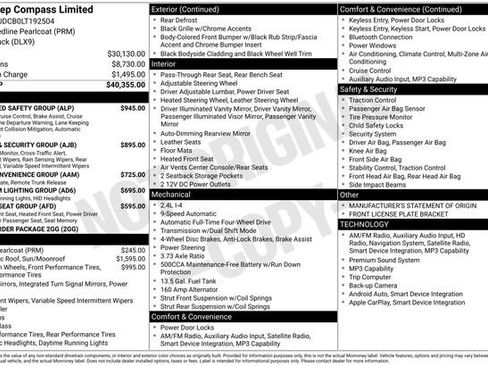 Used 2020 Jeep Compass Limited w/ Advanced Safety Group image 2