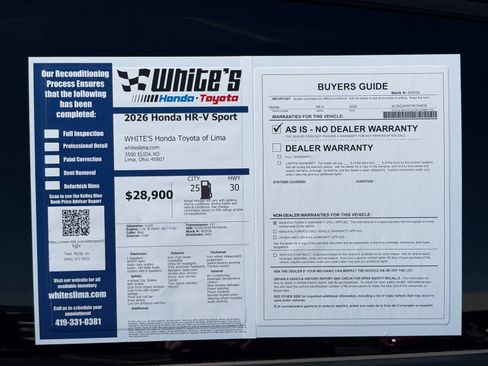 Used 2026 Honda HR-V Sport image 32