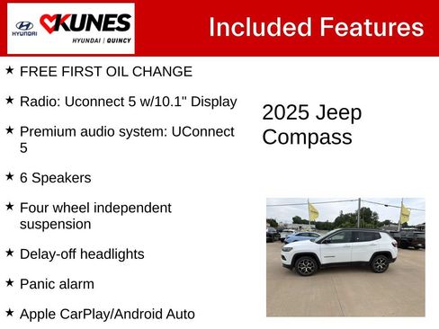 Used 2025 Jeep Compass Limited AWD/4WD image 3