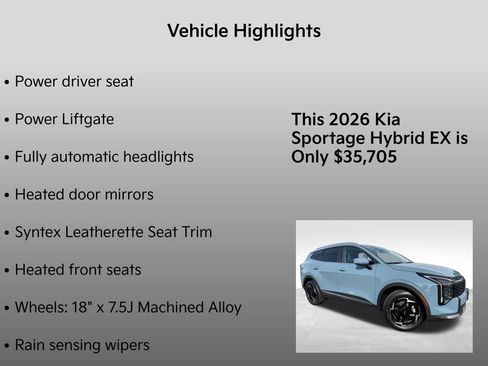 New 2026 Kia Sportage EX AWD/4WD image 33