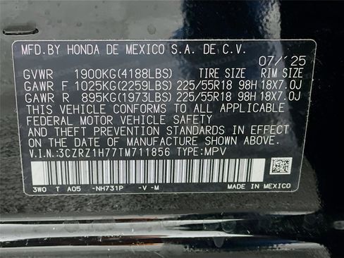 Used 2026 Honda HR-V EX-L image 36