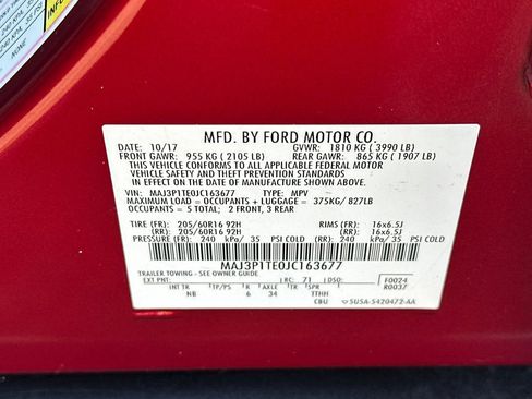 Used 2018 Ford EcoSport SE w/ SE Convenience Package image 33