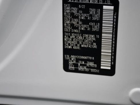 Used 2022 Nissan Armada Platinum AWD/4WD image 29