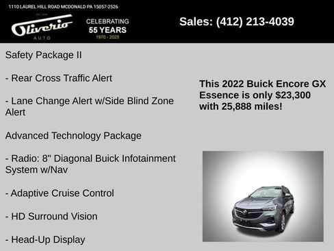 Used 2022 Buick Encore GX Essence w/ Advanced Technology Package image 16