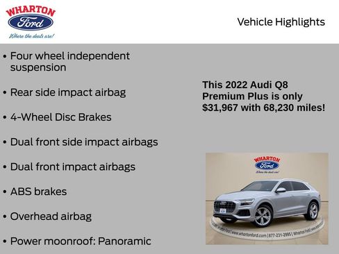 Used 2022 Audi Q8 Premium Plus AWD/4WD image 10