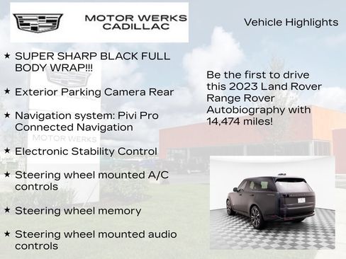Used 2023 Land Rover Range Rover Autobiography AWD/4WD image 12