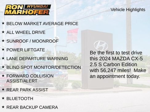Used 2024 MAZDA CX-5 Carbon Edition AWD/4WD image 2