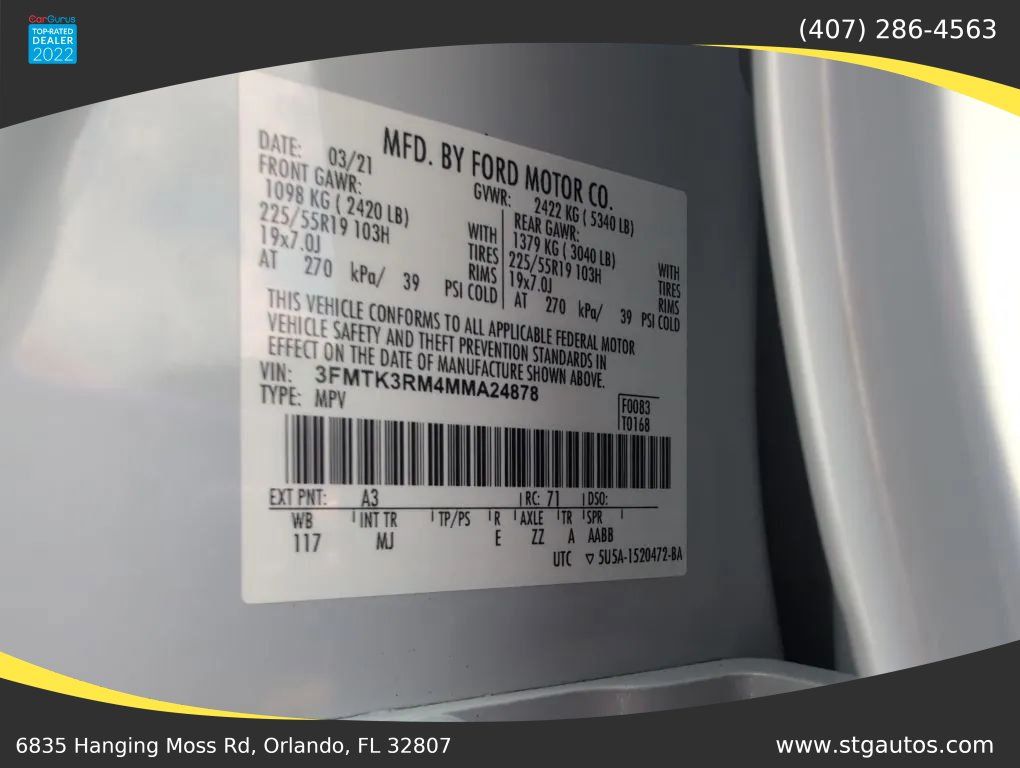 Used 2021 Ford Mustang Mach-E Premium RWD image 37