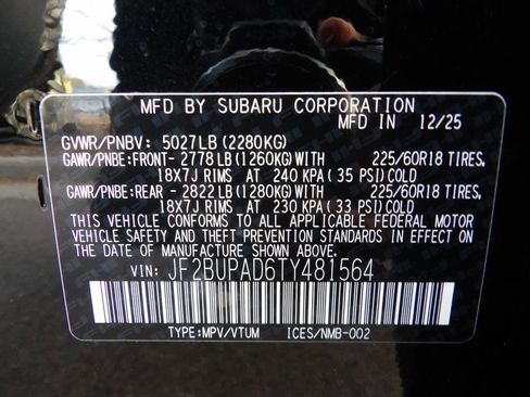 New 2026 Subaru Outback Premium image 29