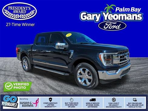 Used 2021 Ford F150 Lariat w/ Equipment Group 502A High image 1