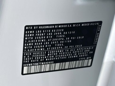 New 2026 Volkswagen Tiguan SE AWD/4WD image 16