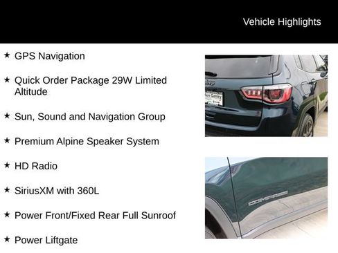 New 2026 Jeep Compass Limited w/ Sun, Sound & Navigation Group AWD/4WD image 3