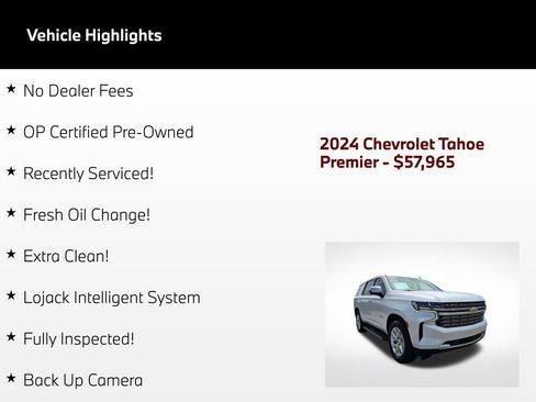 Used 2024 Chevrolet Tahoe Premier AWD/4WD image 3