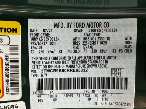Certified 2024 Ford Bronco Sport Big Bend w/ Convenience Package AWD/4WD image 33