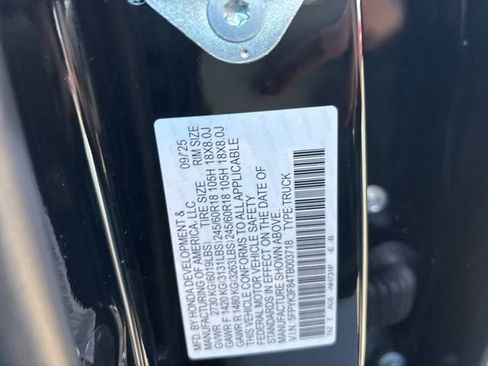 New 2026 Honda Ridgeline Black Edition image 25