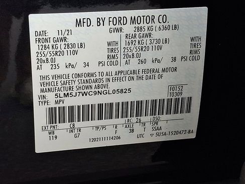 Certified 2022 Lincoln Aviator Reserve w/ Equipment Group 201A image 27