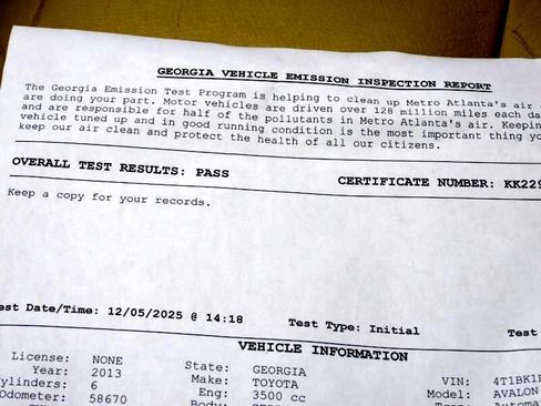 Used 2013 Toyota Avalon XLE image 57