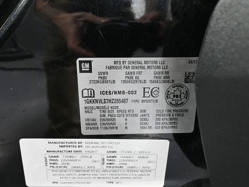 Used 2017 GMC Acadia SLT w/ LPO, Floor Liner Package AWD/4WD image 51