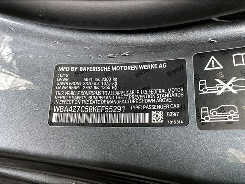 Used 2019 BMW 440i xDrive Convertible w/ M Sport Package image 30