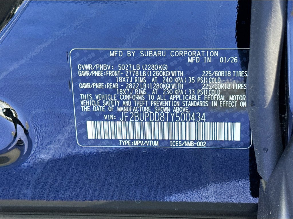 New 2026 Subaru Outback Limited AWD/4WD image 40