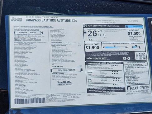 New 2026 Jeep Compass Latitude AWD/4WD image 18