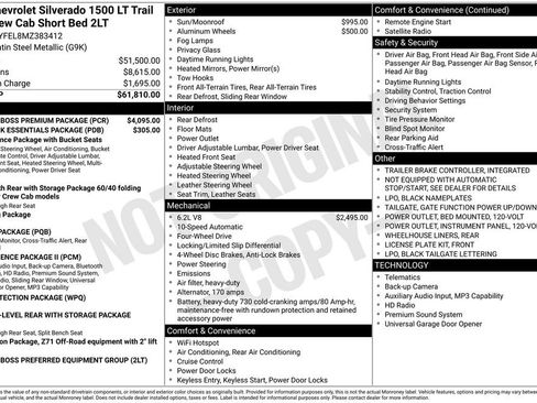 Used 2021 Chevrolet Silverado 1500 LT Trail Boss w/ LT Trail Boss Premium Package image 4