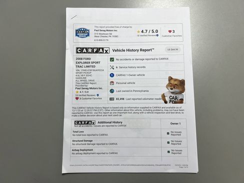 Used 2008 Ford Explorer Sport Trac Adrenalin image 42