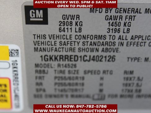 Used 2012 GMC Acadia SLT image 13