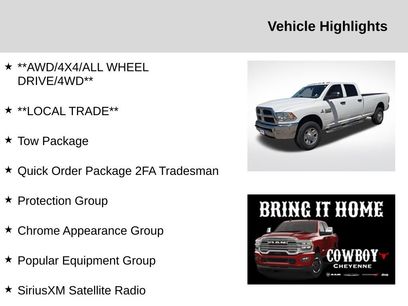 Used 2018 RAM 2500 Tradesman w/ Chrome Appearance Group