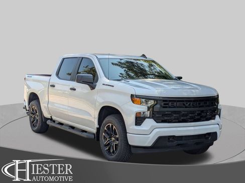 New 2026 Chevrolet Silverado 1500 Custom w/ Turbomax Blackout Package AWD/4WD image 1