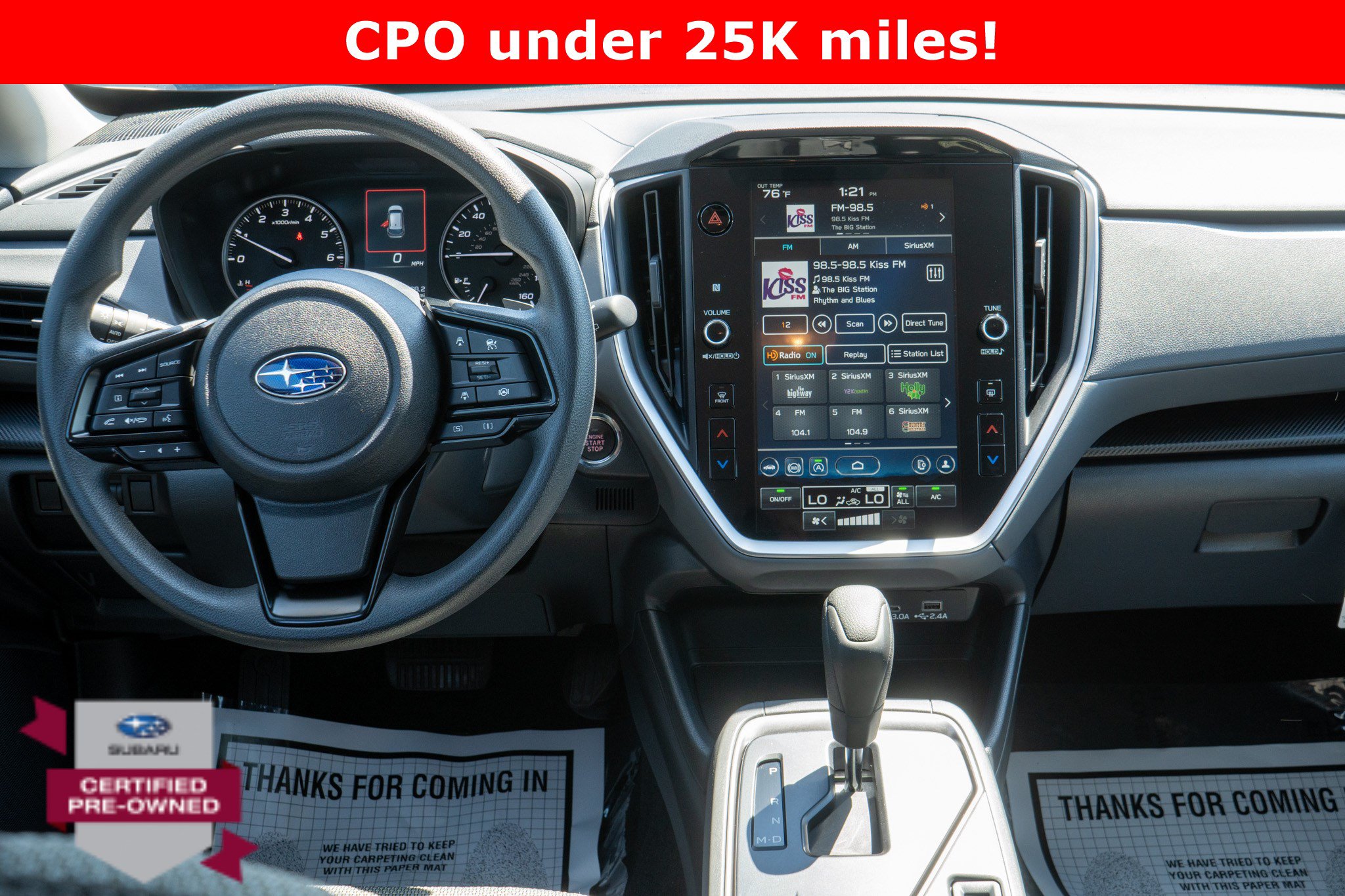 Certified 2024 Subaru Crosstrek 2.0i Premium w/ Crosstrek Mirror Package AWD/4WD image 13