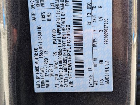 Used 2020 Ford F150 XLT w/ Equipment Group 302A Luxury image 33