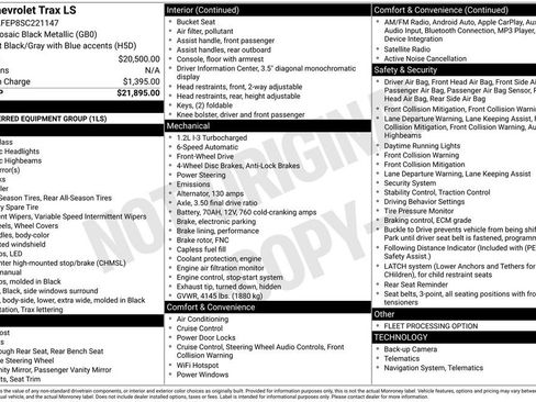 Used 2025 Chevrolet Trax LS image 28