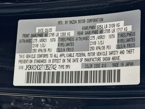 Used 2026 MAZDA CX-90 3.3 Turbo w/ Premium Sport Pkg AWD/4WD image 12