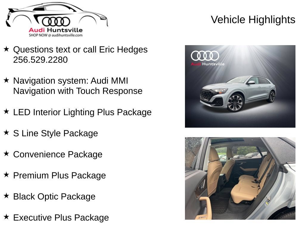 Used 2025 Audi Q8 Premium Plus w/ Premium Plus Package AWD/4WD image 6