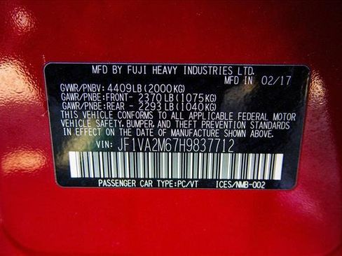 Used 2017 Subaru WRX STI image 26