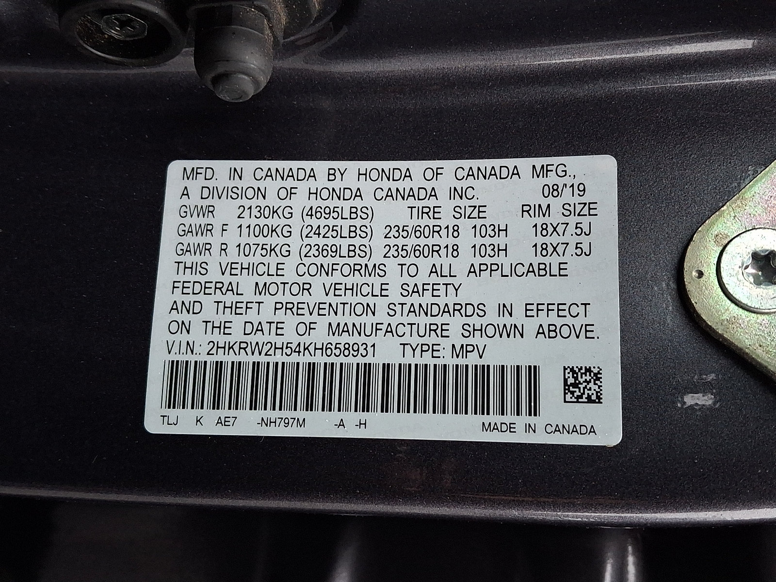 Used 2019 Honda CR-V EX image 28