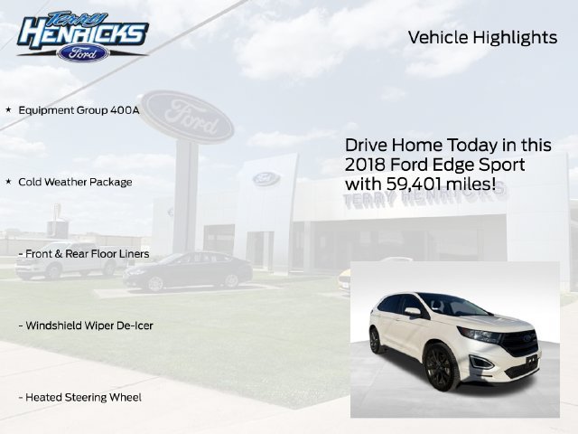 Used 2018 Ford Edge Sport w/ Canadian Touring Package AWD/4WD image 4