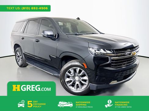 Used 2022 Chevrolet Tahoe LT w/ Luxury Package RWD image 1
