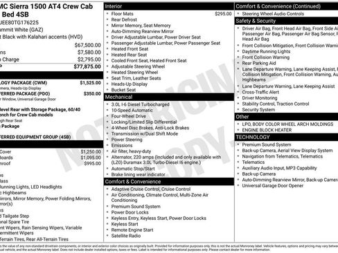 New 2026 GMC Sierra 1500 AT4 w/ Technology Package image 47