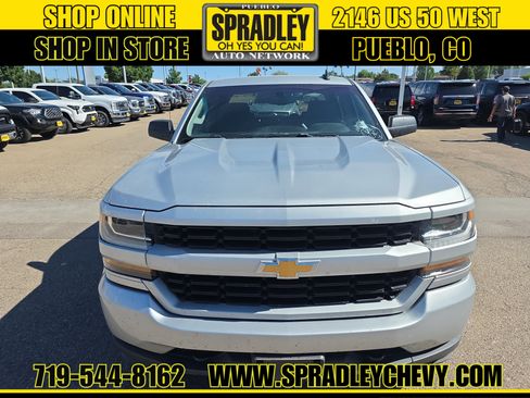 Used 2018 Chevrolet Silverado 1500 Custom w/ Custom Value Package AWD/4WD image 2