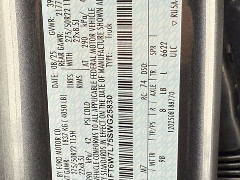 New 2025 Ford F150 Lightning Platinum image 49