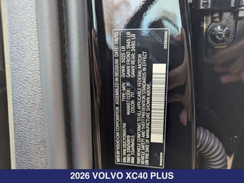 New 2026 Volvo XC40 B5 Plus w/ Protection Package Premier image 27