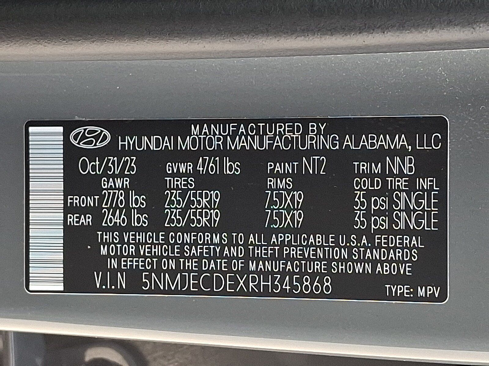 Certified 2024 Hyundai Tucson Limited AWD/4WD image 30