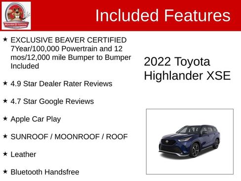Used 2022 Toyota Highlander XSE FWD image 4
