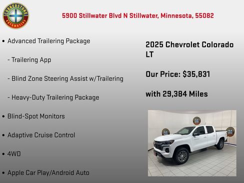 Used 2025 Chevrolet Colorado LT w/ LT Convenience Package AWD/4WD image 20