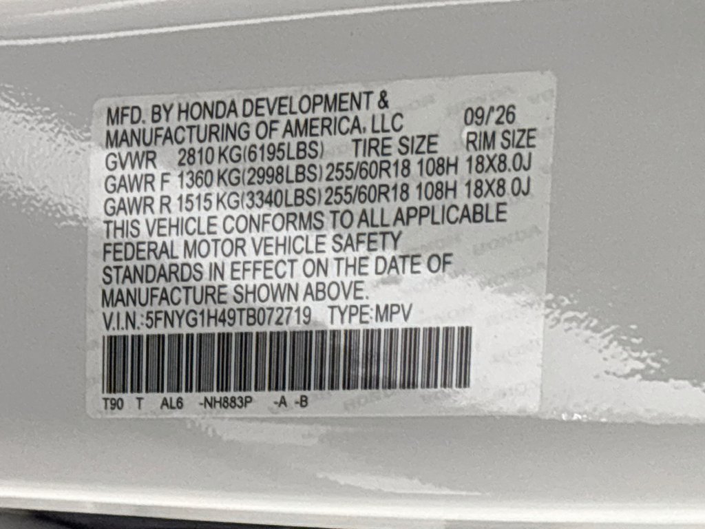 New 2026 Honda Pilot EX-L image 25