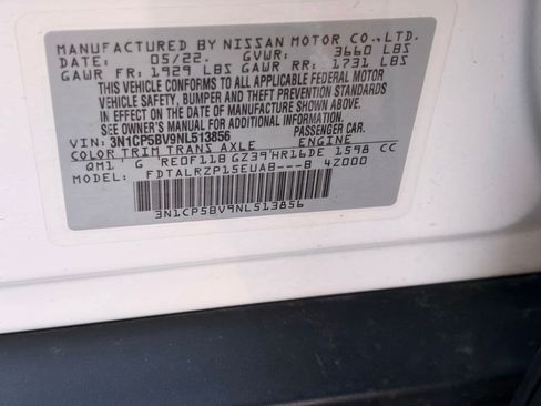 Used 2022 Nissan Kicks S FWD image 10