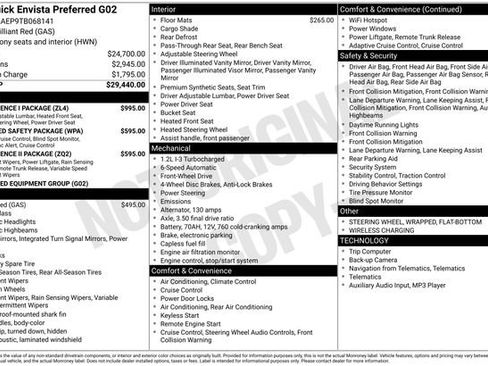 New 2026 Buick Envista Preferred w/ Convenience I Package image 3