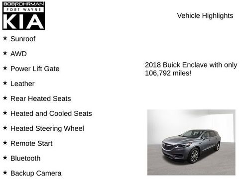 Used 2018 Buick Enclave Avenir w/ Avenir Technology Package image 8
